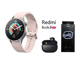 XIAOMI - Reloj inteligente de moda y Audifonos Redmi Buds 3 Lite - Rosa