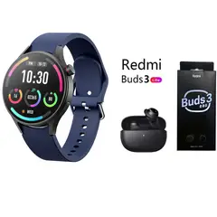 XIAOMI - Reloj inteligente de moda y Audifonos Redmi Buds 3 Lite - Azul