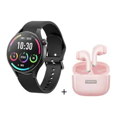 LENOVO - Reloj inteligente de moda y LP40Pro Negro