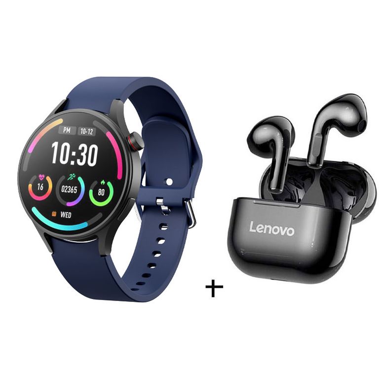 Reloj inteligente de moda y LP40 Azul