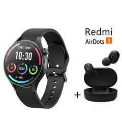 XIAOMI - Reloj inteligente de moda y Audifonos Redmi AirDots 2 Negro