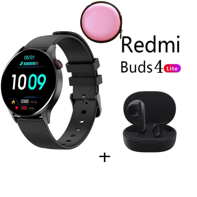 Reloj inteligente deportivo Y85+Audifonos Redmi Buds4 Lite y Estuche
