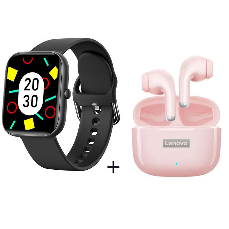 Audífonos LP40Pro De Tws y Reloj inteligente de - Negro