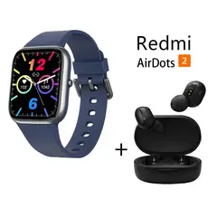 XIAOMI - Y9PRO reloj inteligente deportivo + combo Redmi AirDots 2 - Azul