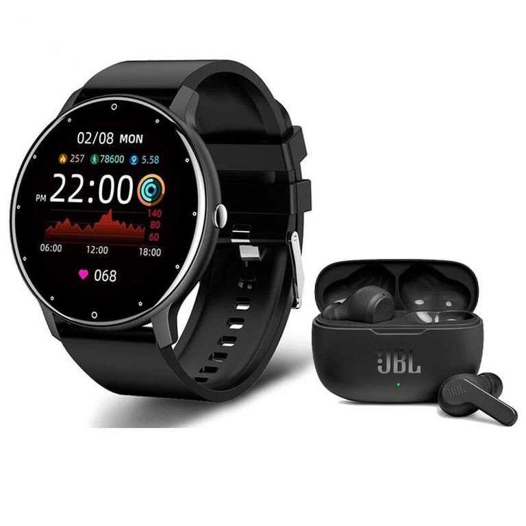 Wave 200 Tws Audífonos tws y Toumi Watch Fit 2-B Reloj inteligente