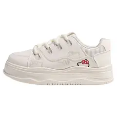 DANWEILE - Zapatillas de deporte informales con parte inferior gruesa para mujer