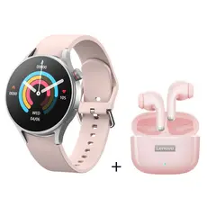 LENOVO - Reloj inteligente de moda y LP40Pro Rosa