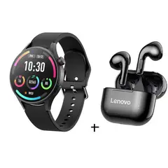 LENOVO - Reloj inteligente de moda y LP40 Negro