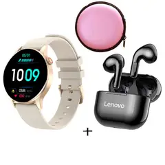LENOVO - Reloj inteligente deportivo Y85 + LP40 Auriculares y Estuche