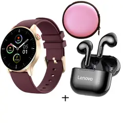 LENOVO - Reloj inteligente deportivo Y85 + LP40 Auriculares y Estuche