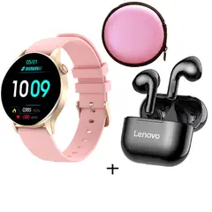 LENOVO - Reloj inteligente deportivo Y85 + LP40 Auriculares y Estuche