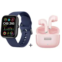 LENOVO - Audífonos LP40Pro De Tws y Reloj inteligente de - Azul