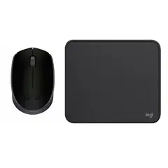 LOGITECH - KIT MOUSE M170 + PAD MOUSE 200x230 NEGRO