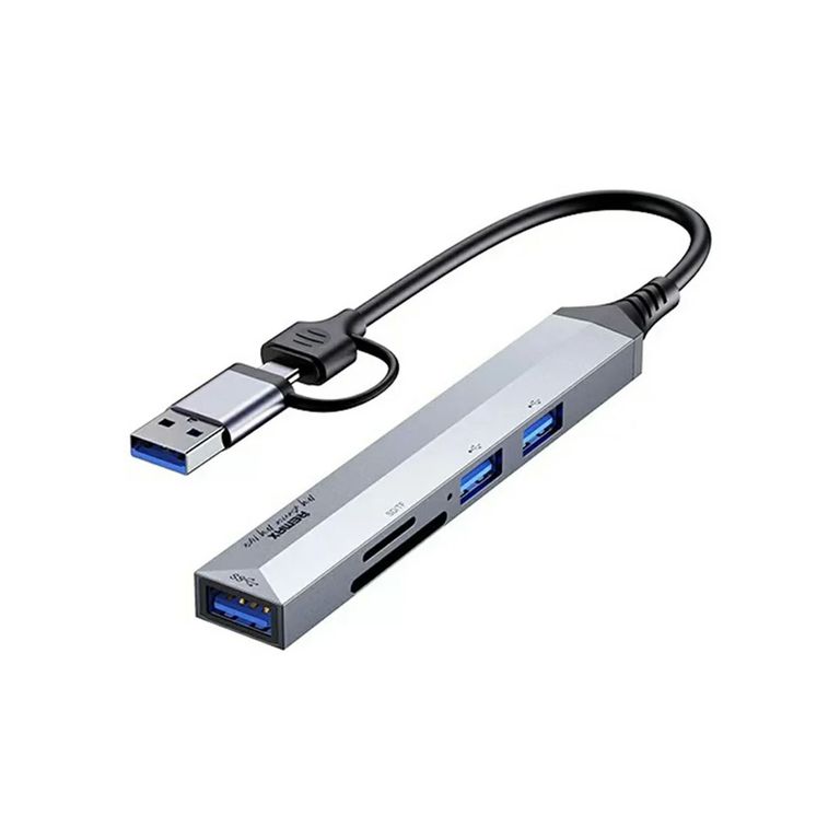 Hub RU-U7 USB + Tipo-C