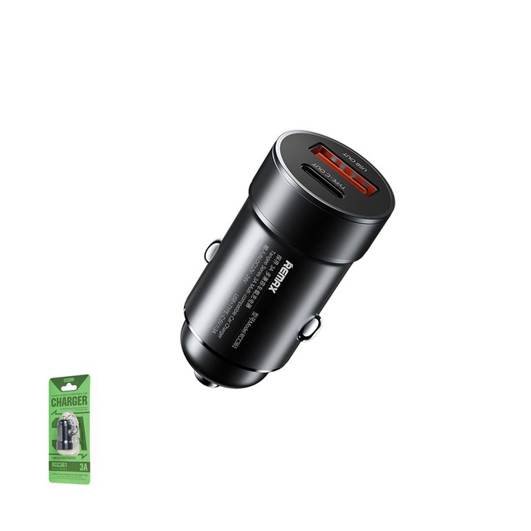 Cargador para auto Remax RCC361 Negro 3A