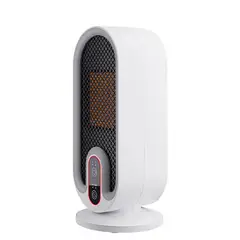 BOMIDI - Calefactor Eléctrico H6 Blanco 750W con Termostato y Temporizador