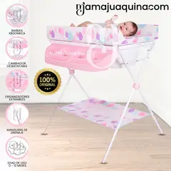 BABY - Bañera Cambiador «EILLEEN» Edición Limitada Dark Pink