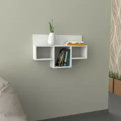 PELIKANO - Repisa Nild Flotante Melamina 80x49cm Blanco