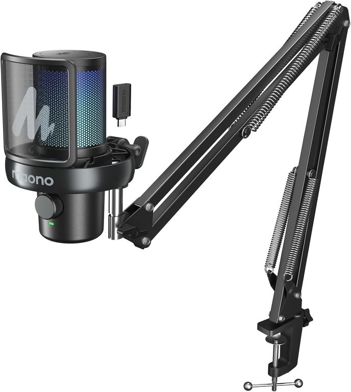 Kit Micrófono Inalámbrico Gamer Cancelación de Ruido Podcast Live Tik Tok - DM40 PRO S