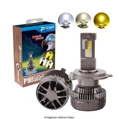 GENERICO - Kit De Focos Prilight P10s H11 Doble Color 130w Auto-camioneta