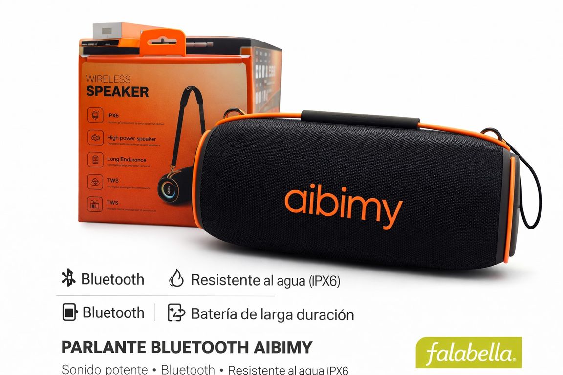 PARLANTE PORTÁTIL AIBIMY BLUETOOTH