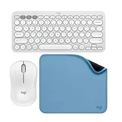 LOGITECH - KIT TECLADO K380S+MOUSE M240+PAD MOUSE 200X230