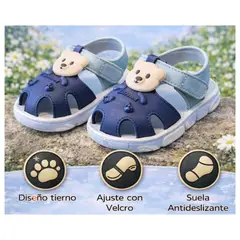 GENERICO - Sandalias Infantiles con Osito