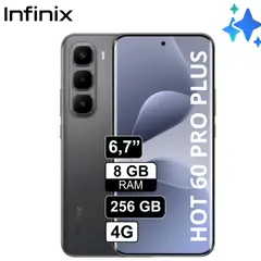 INFINIX - Celular HOT 60 PRO PLUS 8GB RAM 256GB Negro
