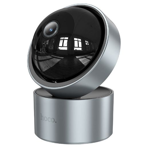 Camara de Seguridad para Interiores PTZ 2304 × 1296p D5 silver gray