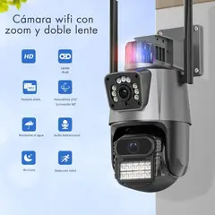 OEM - Cámara de seguridad Doble Lente APP ICSEE Wifi con Alarma 4K