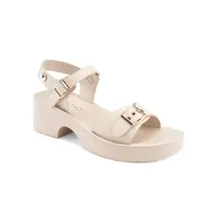VIA UNO - Sandalias Yq7686-H19 Beige - Mujer