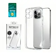 SHIELD - Case Space Transparente para iPhone 12