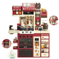 GENERICO - Cocina para Niños Multifunción Agua, Vapor, Luz y sonido 122 cm, 71 piezas