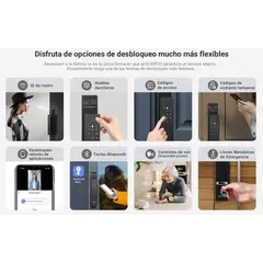 Ezviz - Cerradura Smart DL50FVS Face ID Desbloqueo Múltiple Audio Bidireccional