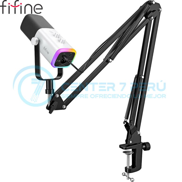 Micrófono AM8T WHITE con Brazo