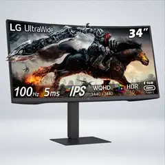 LG - MONITOR 34U650A-B ULTRAWIDE QHD 34 " IPS 100hz 5ms HDR10 SPEAKER 3800R