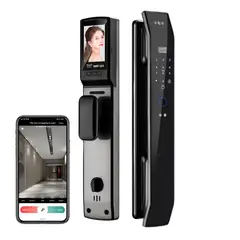 VLASS TECH - Cerradura Inteligente Digital con Reconocimiento facial s18+asesoria instalación