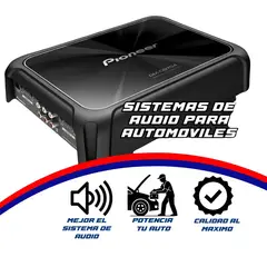 PIONEER - Amplificador para Auto GM-D9704 Clase Full Digital 4 Canales