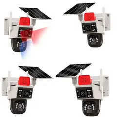 OEM - CAMARA WIFI 360° IP 66 CON DOBLE LENTE FHD CON PANEL SOLAR