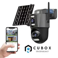 OEM - CAMARA 360° IP 66 DE 6MP CON PANEL SOLAR + CHIP 4G