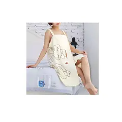 GENERICO - TOALLA BATA DE BAÑO MUJER-AMARILLO