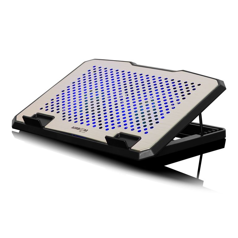 COOLER 2 VENTILADORES PARA LAPTOP ALUMINIO BOREAL