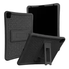 GENERICO - Funda Protector Antigolpe Goma con Soporte Para A9 Plus 11" - NEGRO