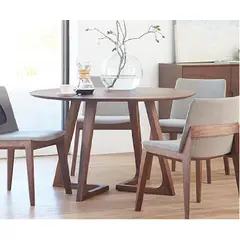 GENERICO - Juego de Comedor 6 sillas + mesa redonda 120cm