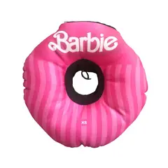 GENERICO - Collar isabelino tipo dona mascotas perros y gatos talla XS rosado