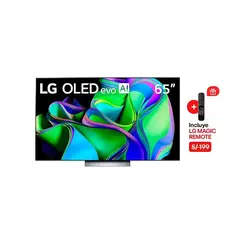 LG - Televisor OLED 65 UHD 4K ThinQ AI OLED65C3