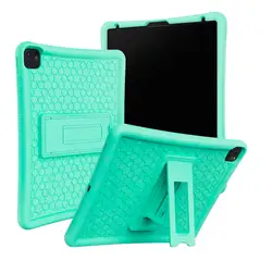 GENERICO - Funda Protector Antigolpe Goma con Soporte Para iPad A16 11th / 10 th Gen. - VERDE
