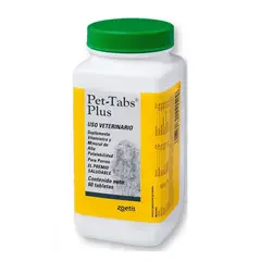 ZOETIS - Pet-Tabs Plus x60 Tabletas Suplemento Multivitamínico para Perros
