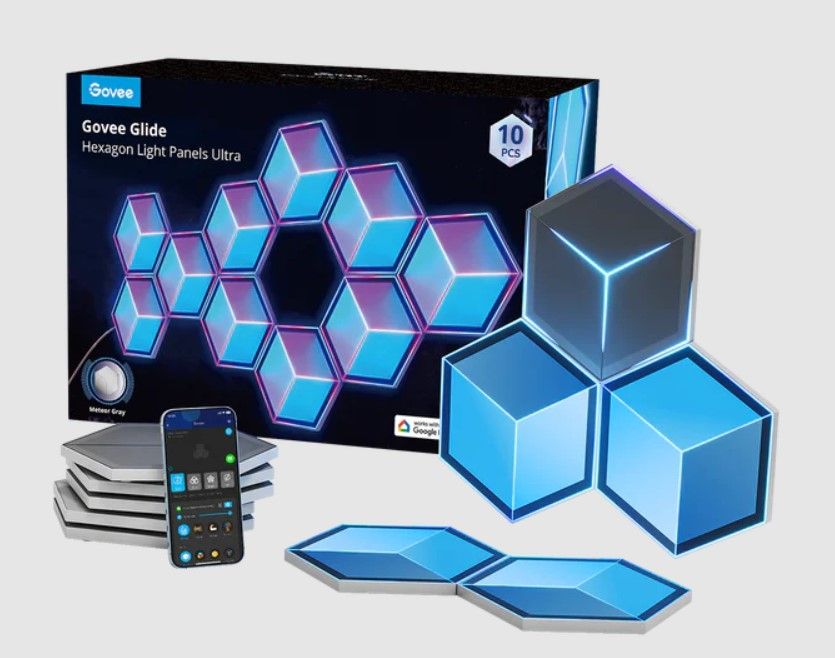 Glide Hexagon Light Panels Ultra H606A LED RGBIC 3D