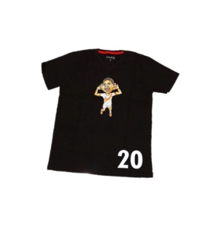 POLO MANGA CORTA DE ALGODON CON DISEÑO CARICATURA OREJITAS - TALLA L